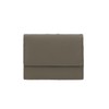 Gusti Dario Women's and Men's Leather Wallet Grey Leather, gray,