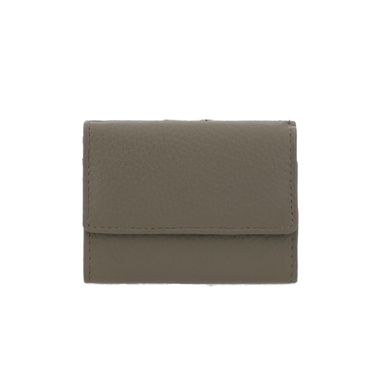 Gusti Dario Women's and Men's Leather Wallet Grey Leather, gray,