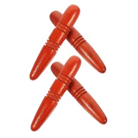 Ipetboom 4Pcs Wooden Foot Massage Sticks Portable Acupressure Tools for Relaxation and Muscle Relief Smooth Surface for Comfortable Use for Reflexology and Acupoint Therapy