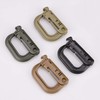 Holesto Plastic Carabiner - Tactical Carabiner Clip Black - Durable