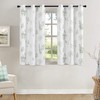 XTMYI Short Bathroom Curtains for Small Window,80% Blackout Watercolor Eucalyptus