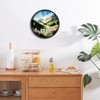 SCOAGE Digital Large Display Silent Wall Clock with Temperature Date