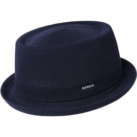 Kangol Headwear Men's Bamboo Mowbray Pork Pie Hat, darkblue