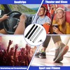 YOGAZEN Set of 4 Pull Tubes, Silver/Black, 7 cm Portable