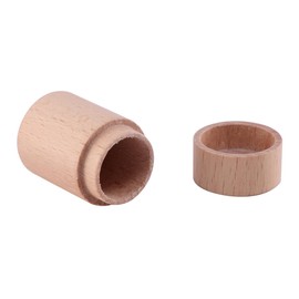 PACKOVE 1Pc Wooden Lip Balm Tube Up Container for DIY Lip Care for Travel and Outdoor Use