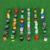 KAKASEA 10 Pcs Golf Ferrules,Golfing Club Ferrules Colorful Golfing Iron