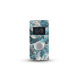 MightySkins Glossy Glitter Skin Compatible with Ring Video Doorbell (2nd Generation) - Rift | Protective, Durable High-Gloss Glitter Finish | Easy to Apply, Remove, and Change Styles