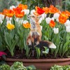 POPETPOP Acrylic Fox Garden Stakes : Fox Lawn Ornaments Garden