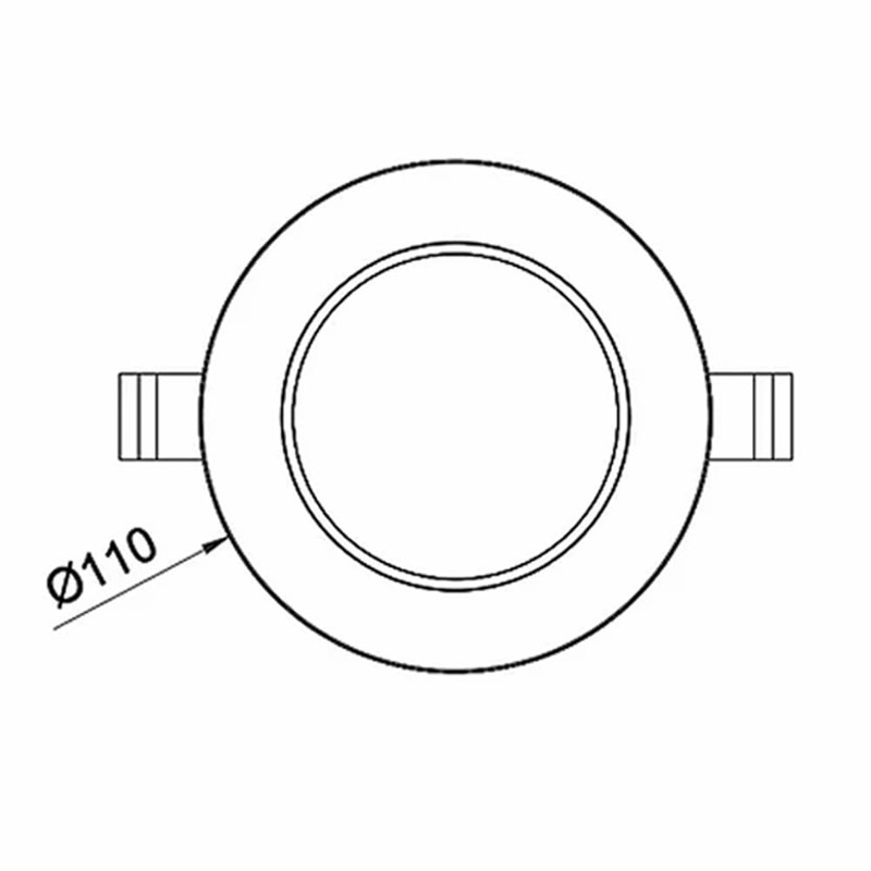10W White Dimmable Tri Color High Efficiency Low Profile LED