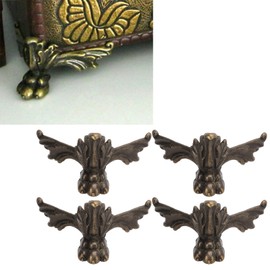 Jewelry Box Feet, 4Pcs Jewelry Box Legs for Foot Protector Retro Design Feet Corner Protector Legs