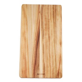 BOUMBI Fragrant Camphor Laurel Wood Cutting Board with beleved edge(17.32x9.84x1 inches) Large