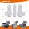 VANSOFY Loveseat Recliner Cover with Console 100% Waterproof Sofa Slipcovers