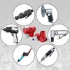 4Pcs 360 Degree Air Hose Connector 1/4in NPT Thread Industrial