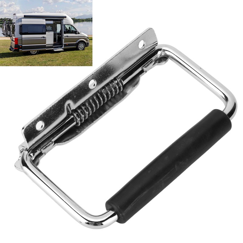 RV Door Handle Stainless Steel Fold Away Grab Handle RV