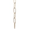ElekTek 2m Nickel Plated Open Link Chain Ideal for Chandeliers
