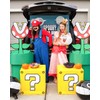 Mario Cosplay Costumes for Children, Hat for Adults, 2 Yellow