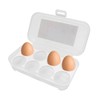 DOITOOL 8 Grid Egg Holder for Refrigerator, Refrigerator Crisper Egg