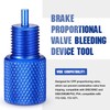 Frienda 2 Pcs Brake Proportioning Valve Bleeder Tool Shuttle Valve