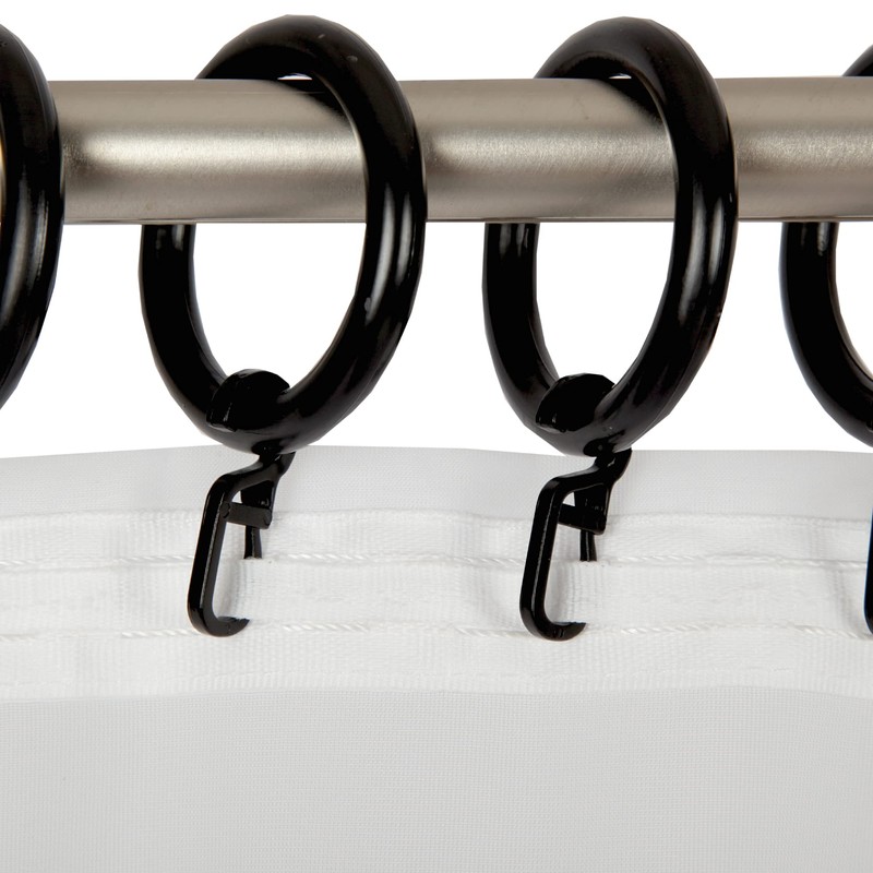 Bestlivings Rings with Folding Hooks (Set of 20), Curtain Rings