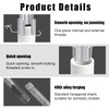 BOXOB 2-in-1 PVC Plastic Pipe Threader Kit, Integrated Internal &