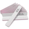 HeeYaa Nail File 12 PCS Professional Reusable 100/180 Grit Double