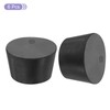 sourcing map Rubber Tapered Plug 33mm to 41mm Solid Test