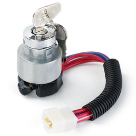 Ignition Key Switch for Kubota Tractor L2501 L2600 L2800 L3000 L3200 L3400 L3700 L3800 L4300 L4400 MX4700 MX5000 MX5100 TC020-31820 TC020-31822