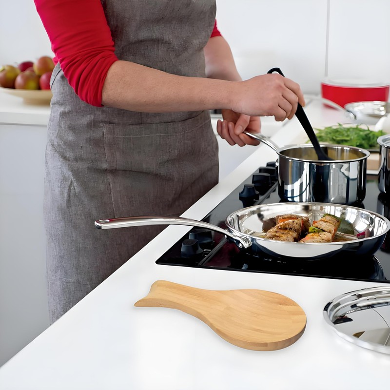 Ceramic Spoon Rest Cooking Spoon Rest Wooden Cooking Utensils Spoon