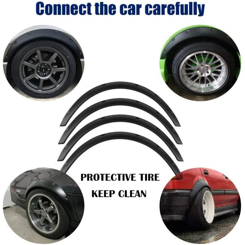 KEEPDSGN 4.5" Fender Flares Extension Extra Wide Wheel Arches For