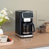 Gevi 12-Cup Programmable Coffee Maker with Touch Screen & Reusable