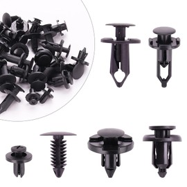 Kinstecks 300PCS 6 Sizes Fender Clips Nylon Bumper Fender Trim Panel Clips Fastener Rivet Retainer Clips for GM Ford Toyota Honda Chrysler Nissan Infiniti Lexus Dodge