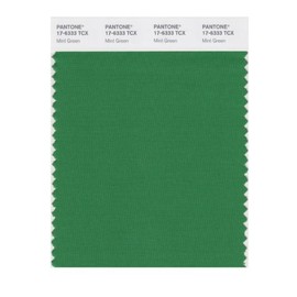 PANTONE Smart 17-6333X Color Swatch Card, Mint Green