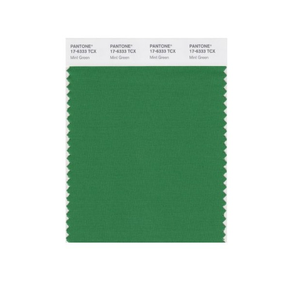 PANTONE Smart 17-6333X Color Swatch Card, Mint Green
