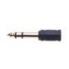 Insignia 1/4"-to-3.5mm Mini Headphone Jack Adapter - Black