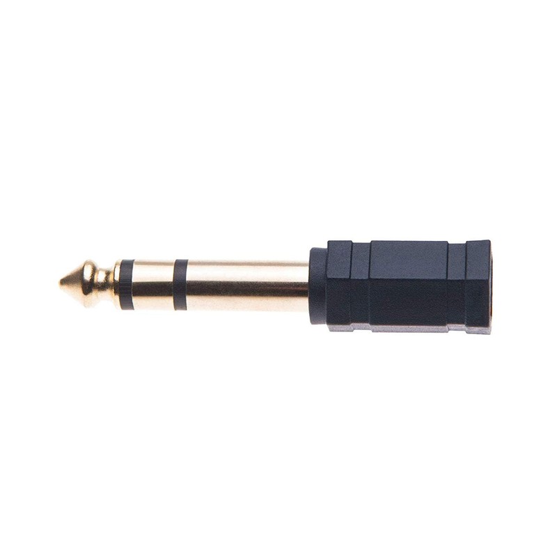 Insignia 1/4"-to-3.5mm Mini Headphone Jack Adapter - Black