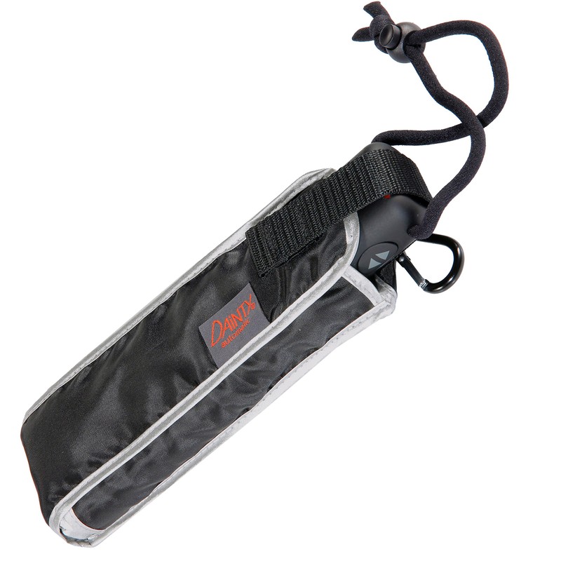 Euroschirm Dainty Automatic Silver Fibreglass,Metal Polyester Compact Rain Umbrella, Silver