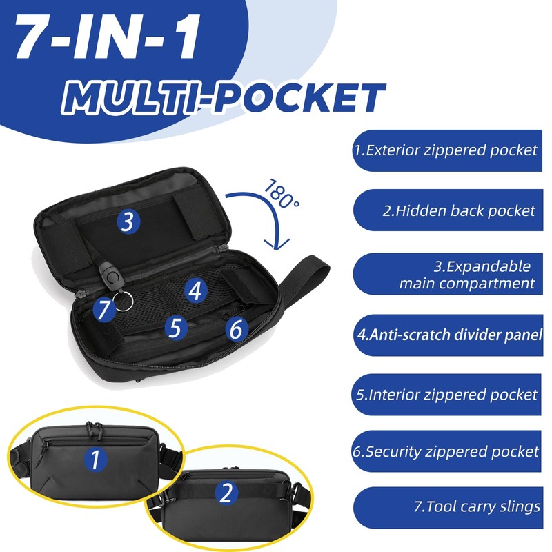 YOVERGA Fanny Pack Waist Bag, Camo