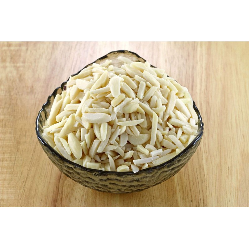 Food to Live - Blanched Slivered Almonds, 1 Pound Chopped