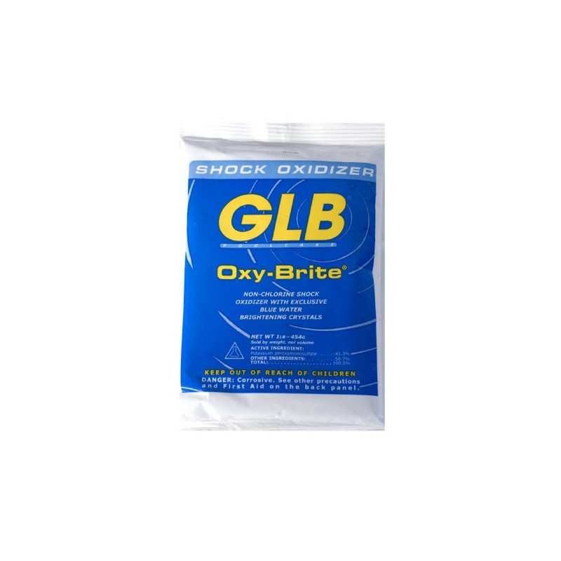 GLB 71414A Oxy-Brite Non-Chlorine Shock Oxidizer for Swimming Pools, 1-Pound
