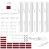 Litever Kitchen Under Cabinet LED Lighting Kit, Super Bright, 6