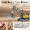 Ezweiji Remote Controlled Excavator, 11 Channel Remote Controlled Excavator Construction