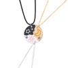 LIU JUN Bff Necklace For 3/4，Weirdo 1 Weirdo 2 3
