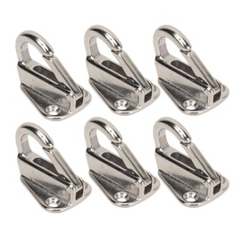 Boat Fender Hanger, 6 Piece Stainless Steel Hook, Heavy Duty Spring Buckle Hanger for Home and Shipbuilding