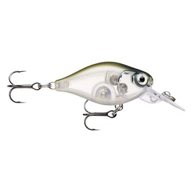 Rapala, X-Light Crank Mid Runner Fishing Lure, Size: 3.5cm/4g, Freshwater Floating Lure, Swimming Depth: 1.8-2.1m, Material with Plastic Construction, Ghost Shinner gHSH