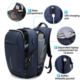 BANGE Backpack for Men, Laptop Backpack for 15.6 Inch Notebook,Lightweight Work Backpacks for Men, Daily Work Backpack for Men and Women…