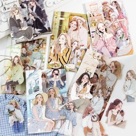 Alideco 180pcs Scrapbook Stickers Vintage The Daily Life of a City Girl Scrapbooking Junk Journal Crafts Embelishment Decoration Stickers (doushinvzishenghuotujian)
