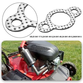 VGOL 4PCS Lawn Mower Exhaust Gasket Compatible with Kohler P/N Compatible with Craftsman OE 24-041-49-S 2404149-S 70.6x40.7mm Exhaust Flange Gasket