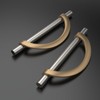 Amerdeco 10 Pack Brushed Satin Nickel and Champagne Bronze Cabinet