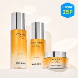 The Saem Ultra Shot PDRN Skincare 3-piece Set / 울트라 샷 피디알엔 스킨케어 3종 세트