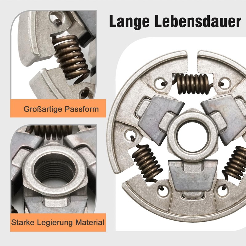 Hoypeyfiy 1123 640 2003 3/8" Kettenrad und Kupplung Kit, Ersatz